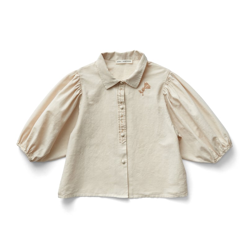 Soor すくな ploom Frill Collar Linen 付け襟 白