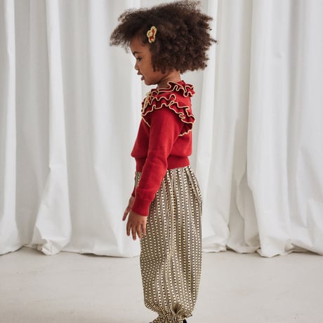 【Misha&Puff】Long Sleeve Cotswolds Ondine Top (Garnet)