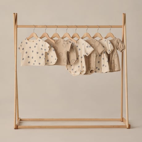 【Quincy Mae】RELAXED SHORT SLEEVE BUBBLE ROMPER || LION
