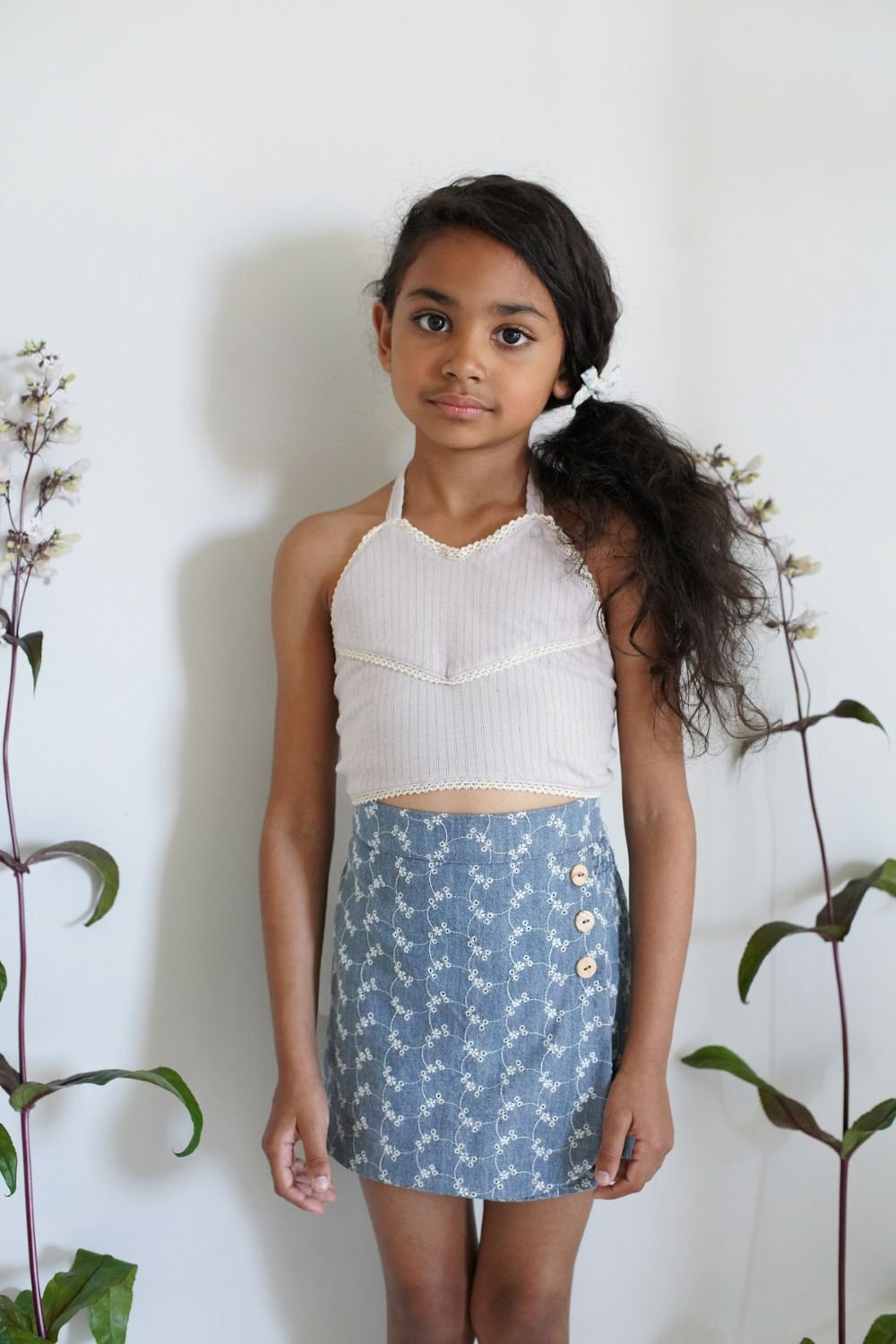 SOOR PLOOM 】 OLIVE SKORT, EMBROIDERED DENIM | SOOR PLOOM 】 OLIVE SKORT, EMBROIDERED DENIM |
