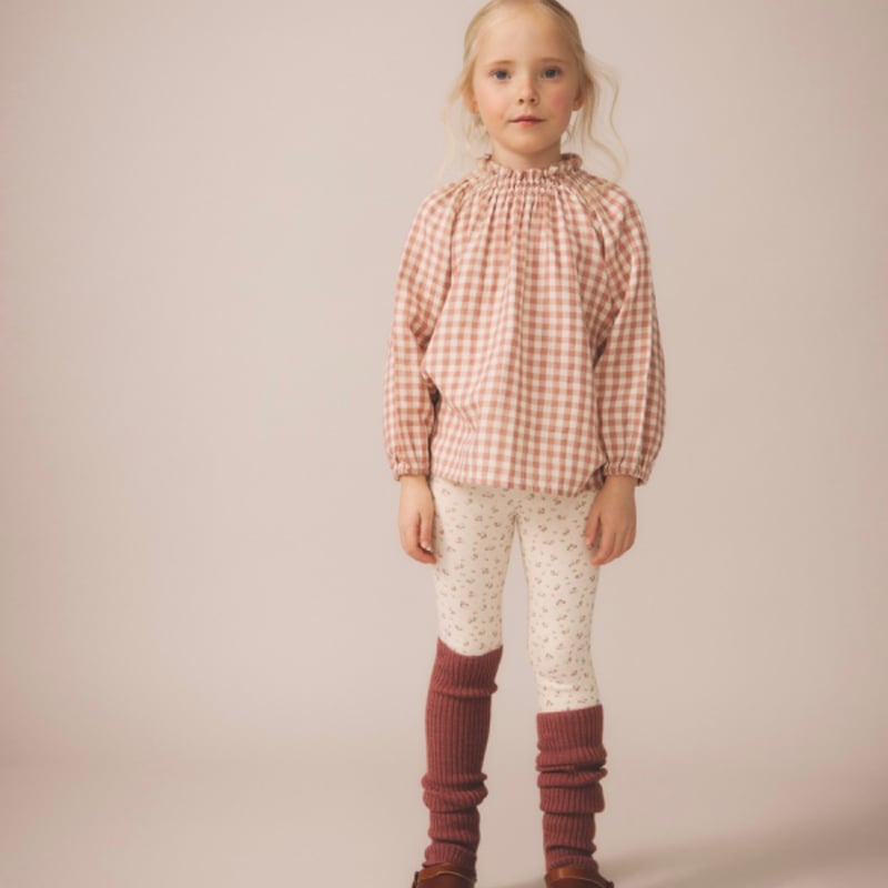 トップス SOOR PLOOM  Imelda Blouse  4y Soor Ploom Imelda Blouse · Gingham | Acorn Toy Shop