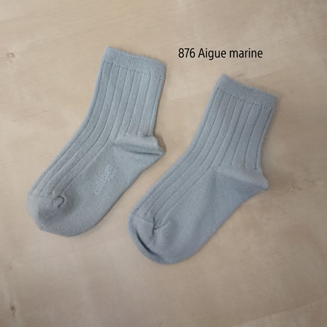 【collegien】3450 La Mini - Ribbed Ankle Socks