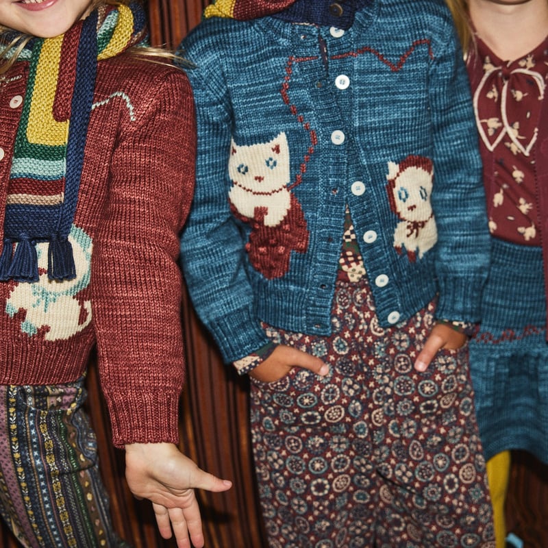 Misha & Puff ケーブル編みスカート 100%メリノウール Misha & Puff ケーブル編みスカート 100%メリノウール fit=scale