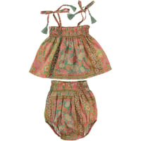 Misha&Puff】BABY PETIT COLLAR ONESIE (AURA CIRC