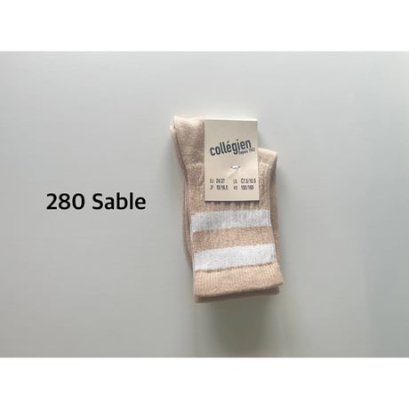 【collegien】8470 Nico - Ribbed Varsity Crew Socks