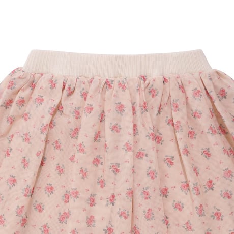 【 Jamie kay 】 JKCP262903 ﾌﾗﾜｰPTﾁｭｰﾙｲﾝﾊﾟﾝ付きｽｶｰﾄ IVR （size 80~120）