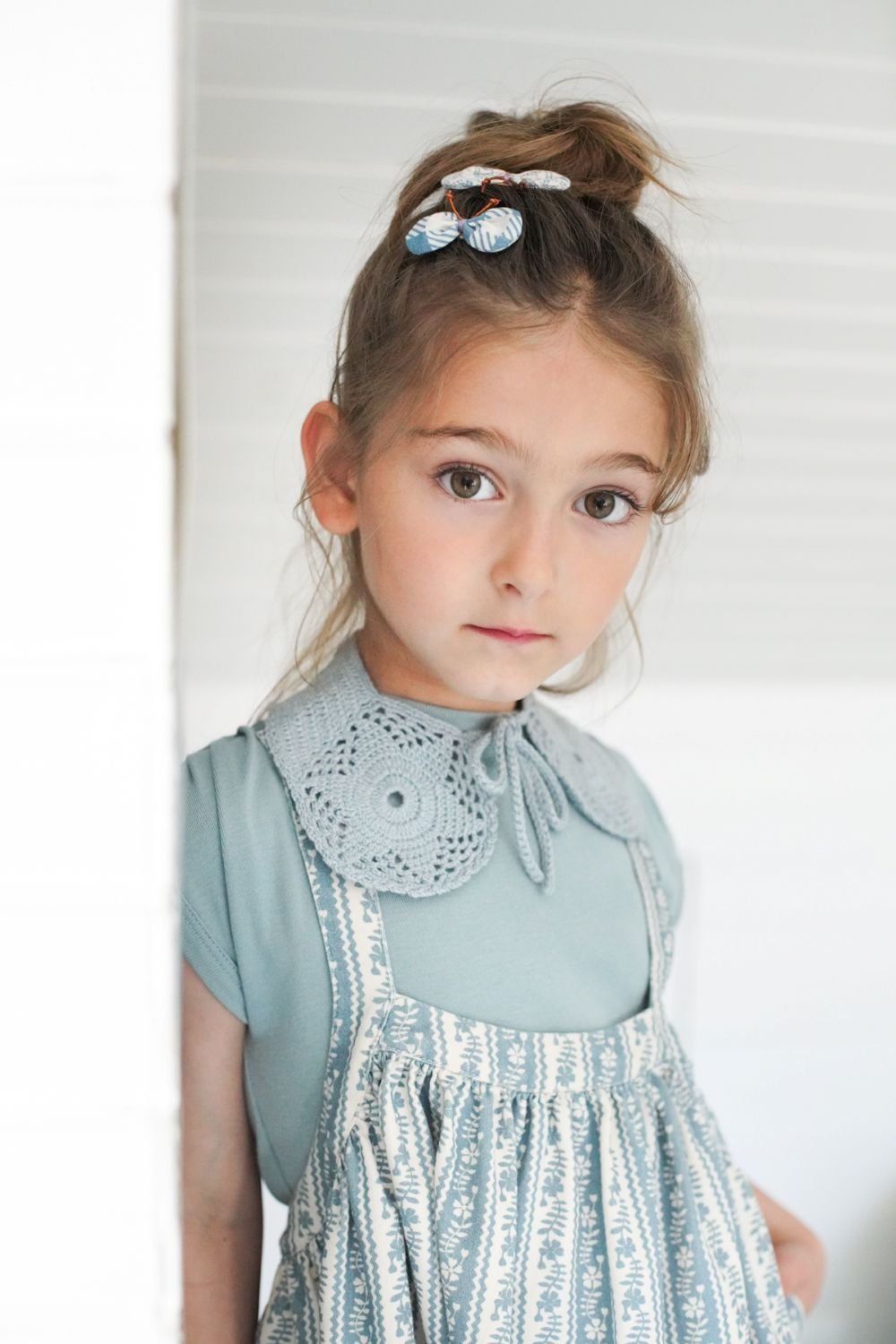 SOOR PLOOM 】 ELOISE PINAFORE, LATTICE PRINT,