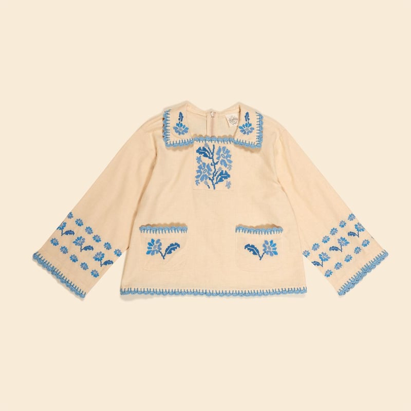 トップス Apolina 24AW Dusty Blouse 3-5y Apolina 】DUSTY BLOUSE - CASHEW | MIK & CO