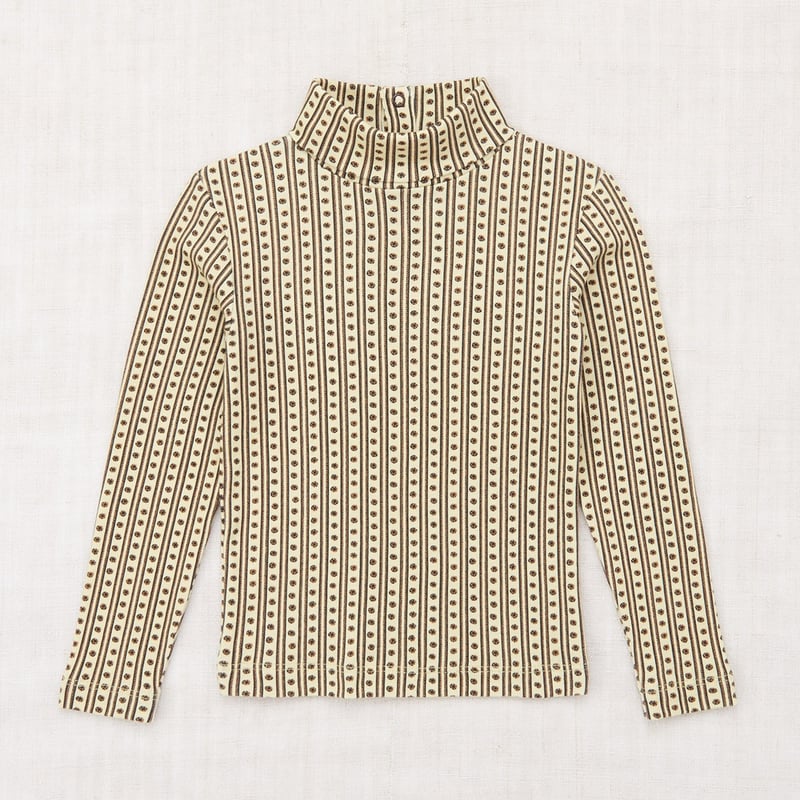 新品タグ付き‼︎misha&puff タートルネック 5y ミーシャアンドパフ 美品》Misha&Puff メダリオン ブラック タートルネック 5y