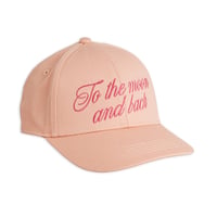 【 MINI RODINI 】To the moon emb cap - Pink