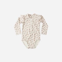 【Quincy Mae】BYRON RASHGUARD ONE-PIECE || WILDFLOWER