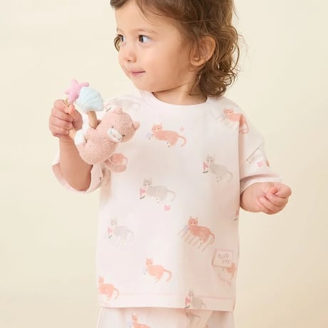 【 gelato pique 】 PBGG262538 BABYｽﾑｼｰｻｲﾄﾞｷｬｯﾄﾗﾄﾙ BRW