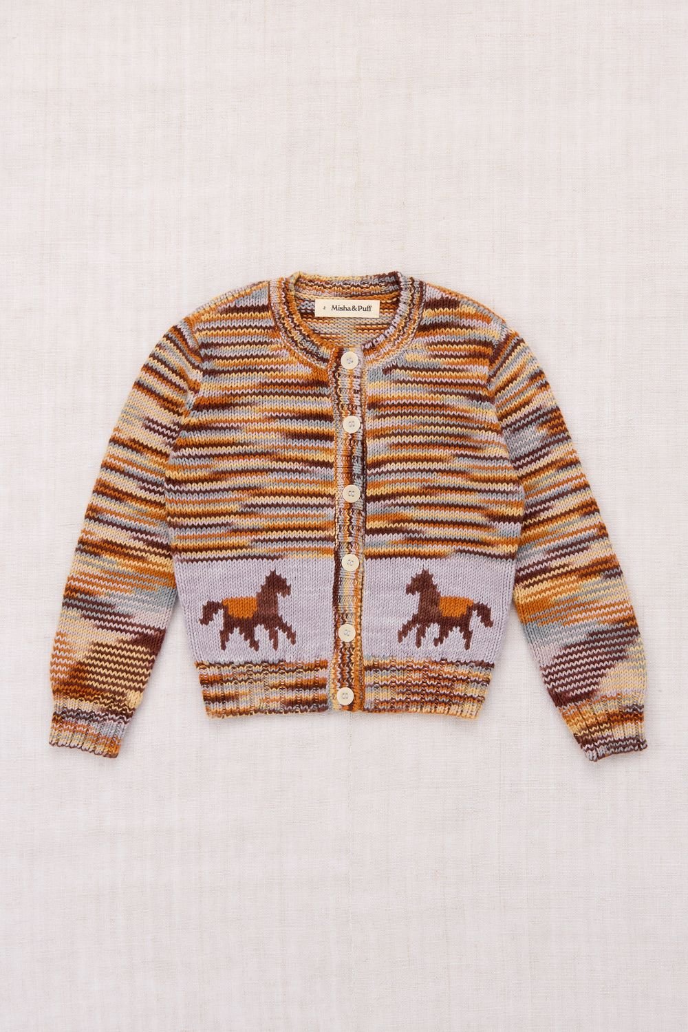 Misha&Puff】 HORSE TROT CARDIGAN (VIOLA SPACE D