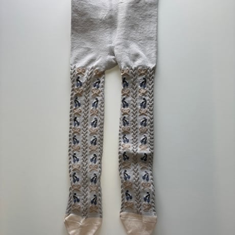 【 Collegien 】Marie-Cerise Jacquard Cherries and Bows Tights
