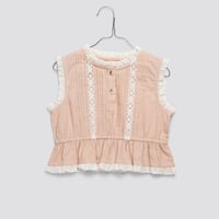 【 little cotton clothes 】Fay blouse in powder