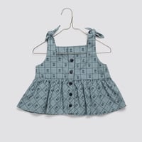 【 little cotton clothes 】Shirley Top - Thyme Floral