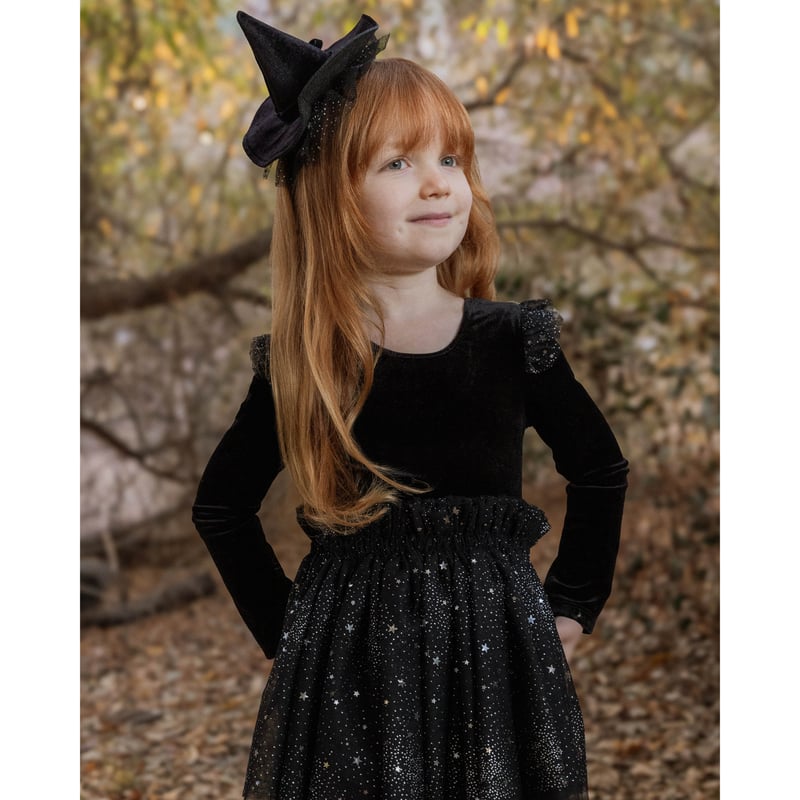 NORALEE 】WITCH HAT HEADBAND | BLACK | MIK & CO