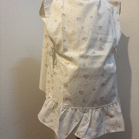 【mik＋】Original Tunic Apron - Floral - White（S/M/L）
