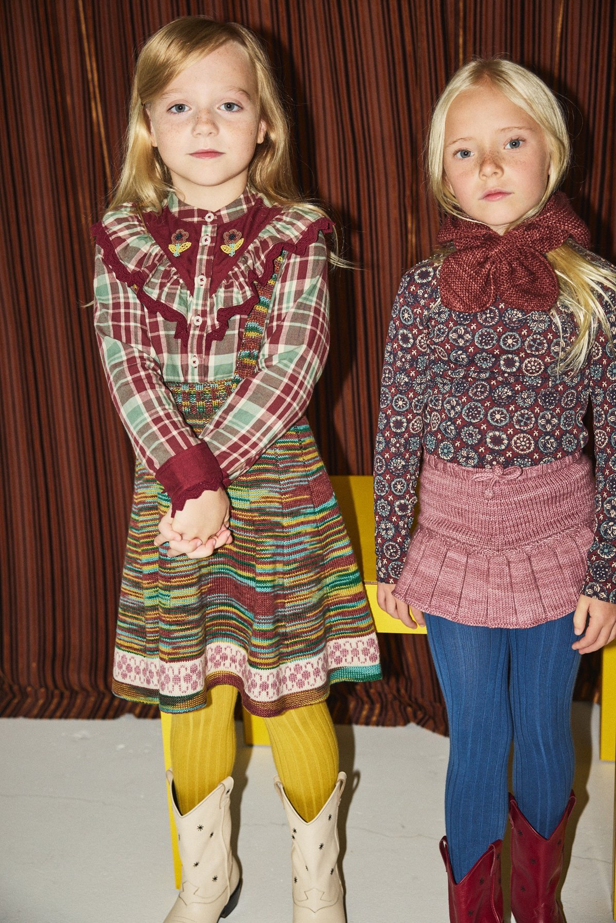 Misha&Puff】Skating Pond Skirt (Antique Rose) |