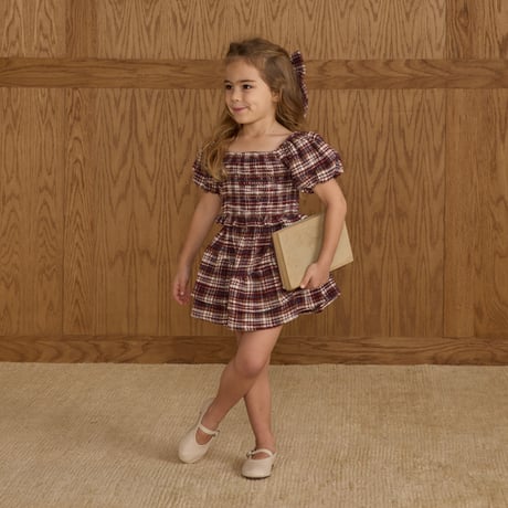 【 Rylee + Cru 】TIERED MINI SKIRT || BURGUNDY PLAID