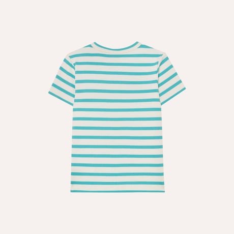 【The Campamento＆Zoey Kim】 Stripe T-Shirt - Blue