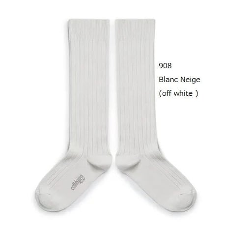 【collegien】2950 La Haute Ribbed High Socks