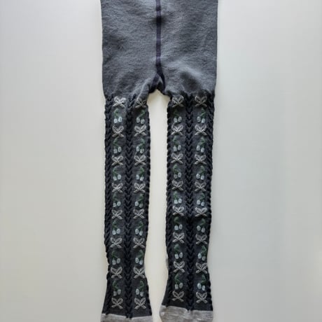 【 Collegien 】Marie-Cerise Jacquard Cherries and Bows Tights