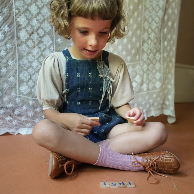 SOOR PLOOM 】Oona Romper, Embroidered Denim* | 