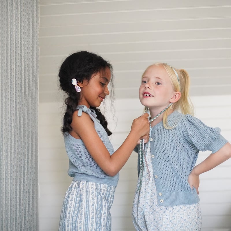 SOOR PLOOM 】 INES ROMPER, FLOWER PRESS PRINT,
