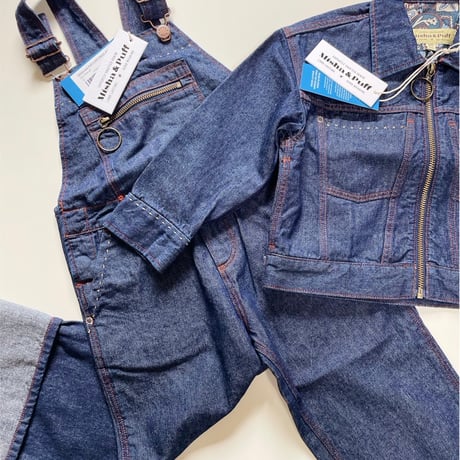 【Misha&Puff】Zip Overall-461 Indigo