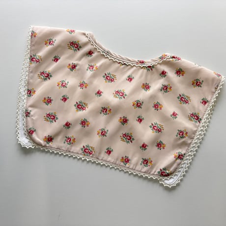 【mik＋】Original Mealtime Bib - Floral - Natural