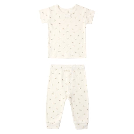 【Quincy Mae】POINTELLE TEE + LEGGING || PETIT FLEUR