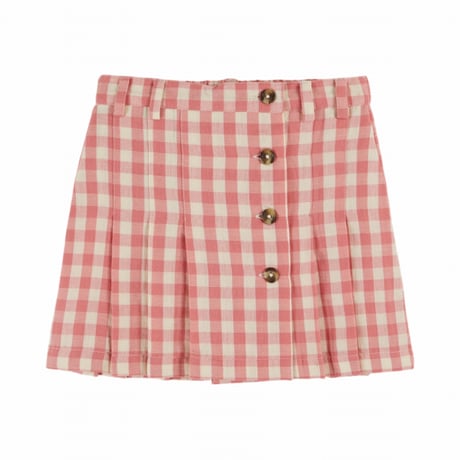 【Emile et Ida】PLEATED VICHY SKIRT