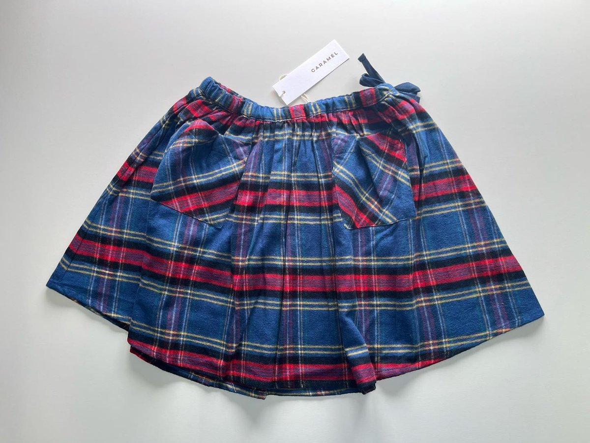 CARAMEL キャラメル タータンチェック スカート 6Y - スカート