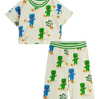 soor ploom SUNDAE TEE 2y 92cm トップス　Tシャツ Soor Ploom（ソーアプルーム）／SUNDAE TEE - GINGHAM PRINT, CLOUD