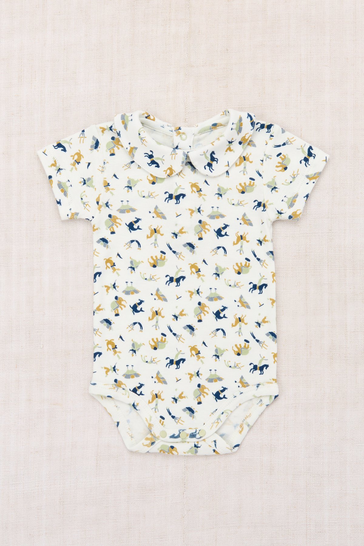 Misha&Puff】BABY PETIT COLLAR ONESIE (MARZIPAN