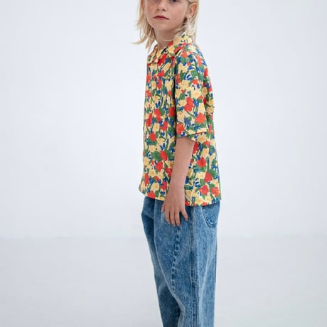 Drop1【Repose AMS】 wide pant-acid blue