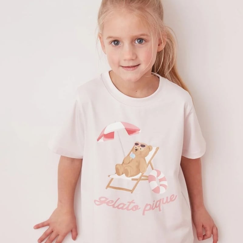 【新品】GELATO PIQUE ドーナツベア Tシャツ 親子セット100cm 親子お揃い ドーナツベアシリーズ⭐︎ | ショップニュース