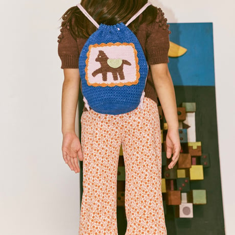 【Misha&Puff】 RUFFLE PEDAL PUSHER (AURA LISSE FIELDS)