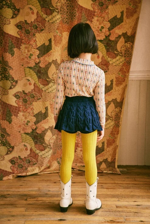 Misha&Puff】Cable Skating Skirt-420 Ink | MIK & CO Misha&Puff】Cable Skating Skirt-420 Ink | MIK & CO