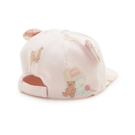 【 gelato pique 】 PBGH262528 BABYｱｲｽｸﾘｰﾑﾍﾞｱ柄ｷｬｯﾌﾟ PNK