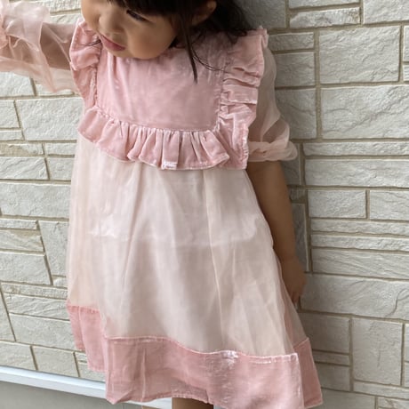 【Petite  amalie】Velvet Organza Dress
