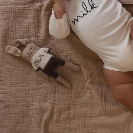 【organic zoo】 Bunny Soft Toy - Milk