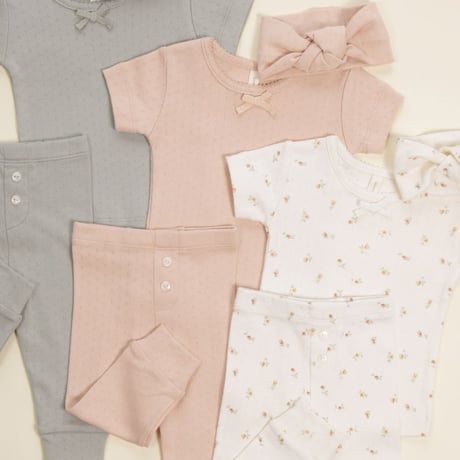 【Quincy Mae】POINTELLE TEE + LEGGING || PETIT FLEUR