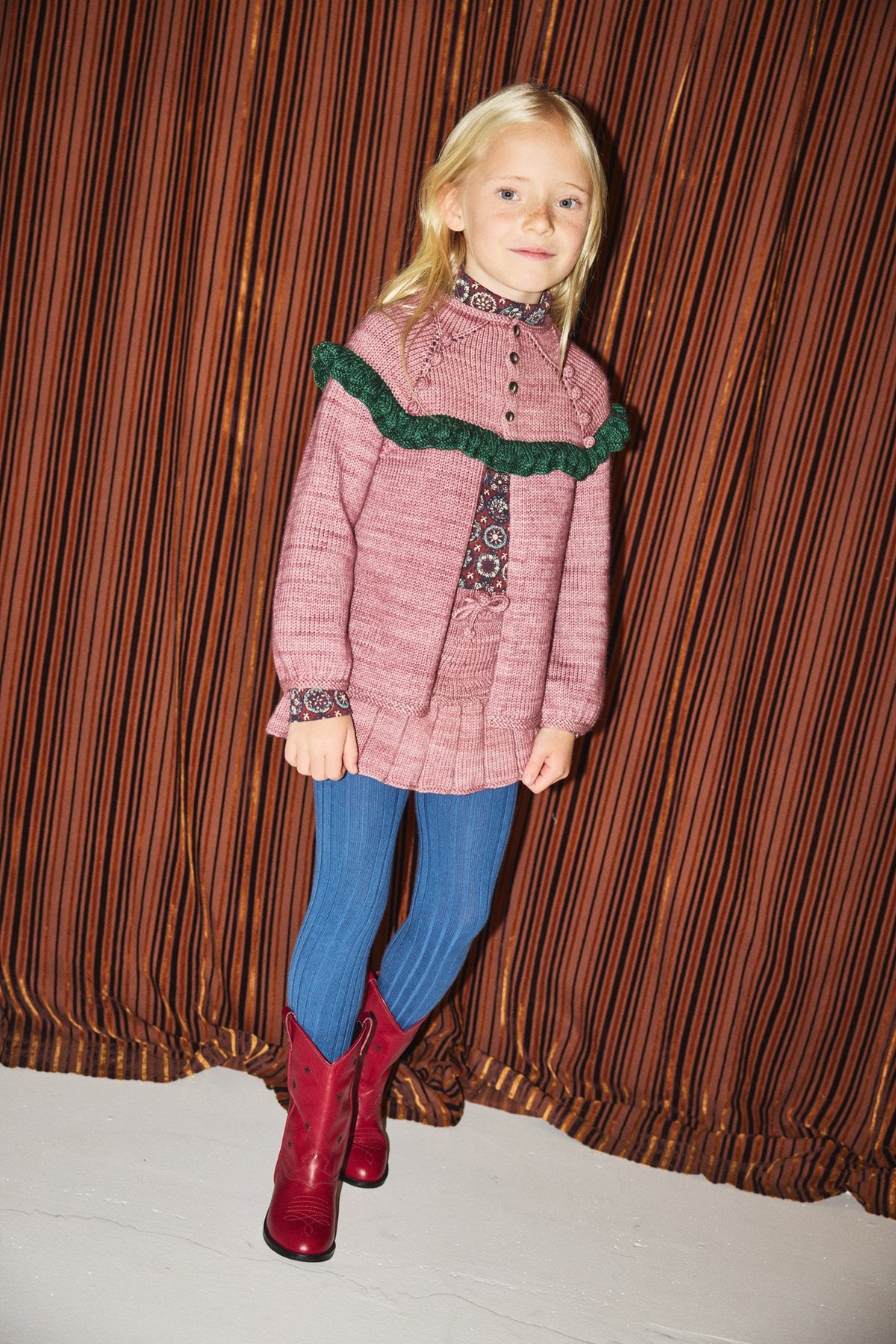 Misha&Puff】Skating Pond Skirt (Antique Rose) |