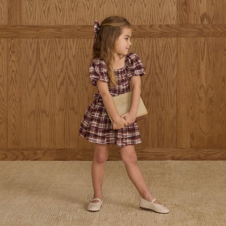 【 Rylee + Cru 】TIERED MINI SKIRT || BURGUNDY PLAID