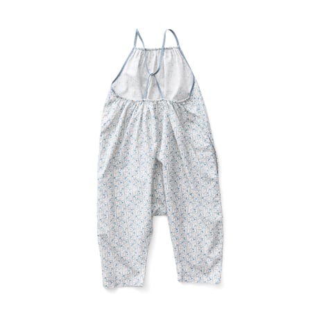 【 SOOR PLOOM 】 INES ROMPER, FLOWER PRESS PRINT,
AZUL
