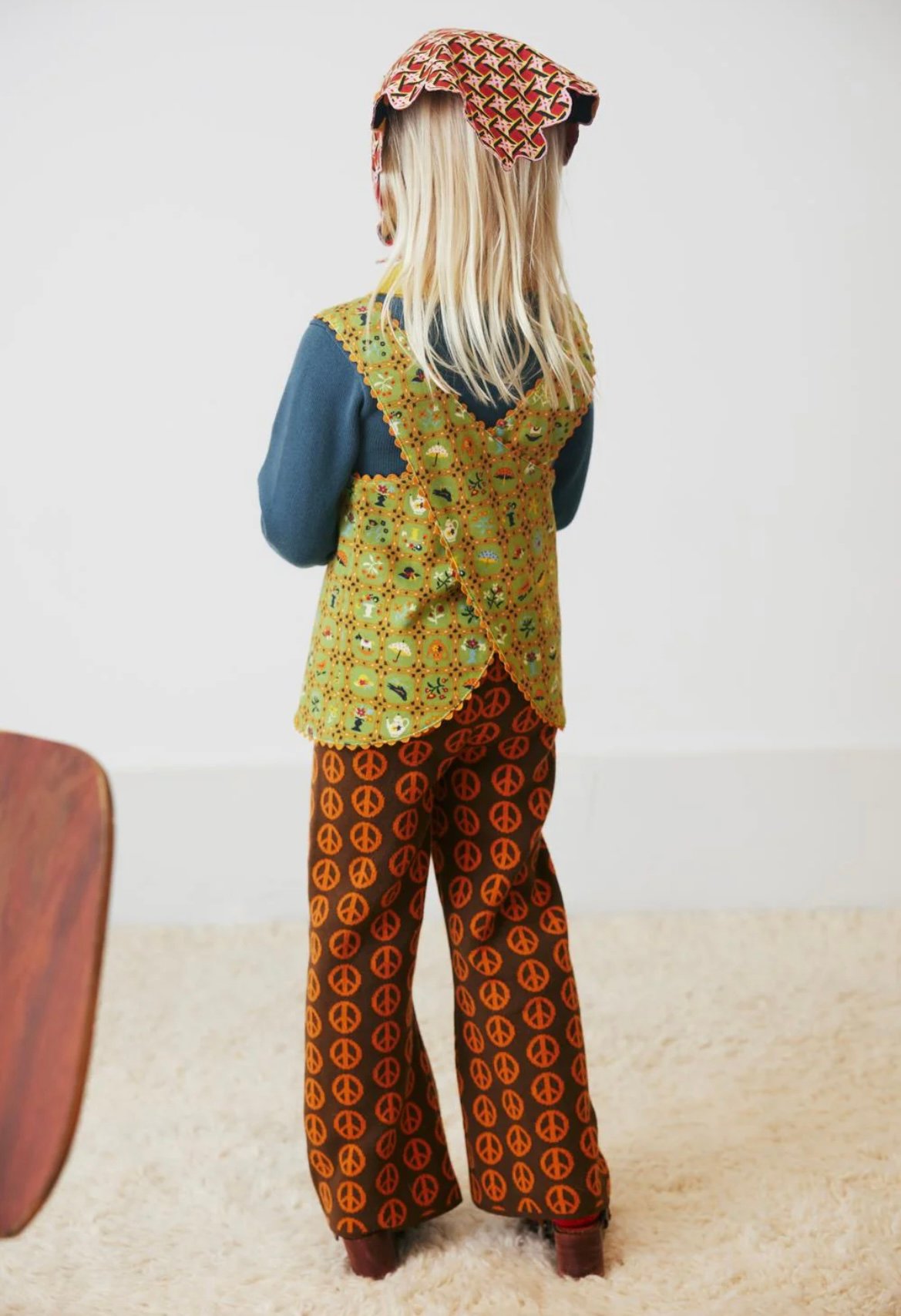 Misha&Puff】Izzy Pant -246 Nut Brown Peace Jacq