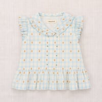 【Misha&Puff】 VOYAGE SHIRT (BRIGHT SKY BLOSSOM PLAID)