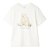 【 gelato pique 】 PWCT262278  接触冷感ｼｰｱﾆﾏﾙ柄ﾜﾝﾎﾟｲﾝﾄT MNT